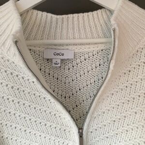 CeCe Women's White Sweater